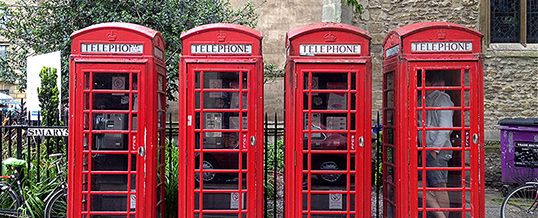 Market Square Phone Boxes